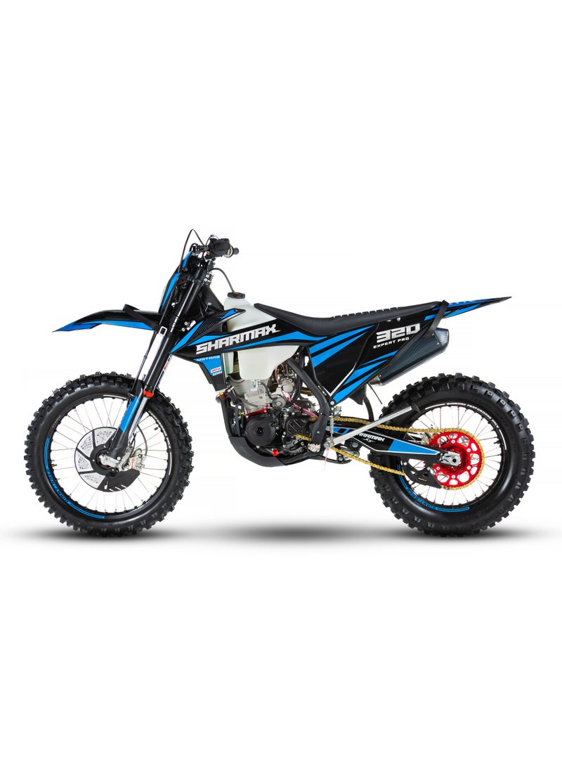 شارمكس شارماكس إكسبيرت برو 320 – دراجة إندورو قوية بسعة 300 سي سي، محرك رباعي الأشواط مبرد بالسائل، قوة 37 حصان، ناقل حركة 6 سرعات - Image 2